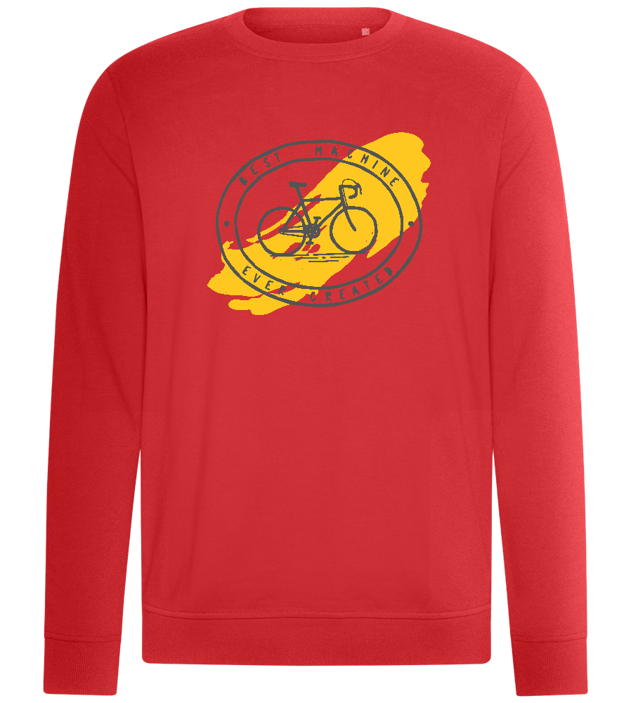 Best Machine Ever Design - Comfort unisex sweater_RED_front