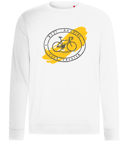 Best Machine Ever Design - Comfort unisex sweater_WHITE_front