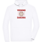 Yoshino Sakura Design - Comfort unisex hoodie_WHITE_front