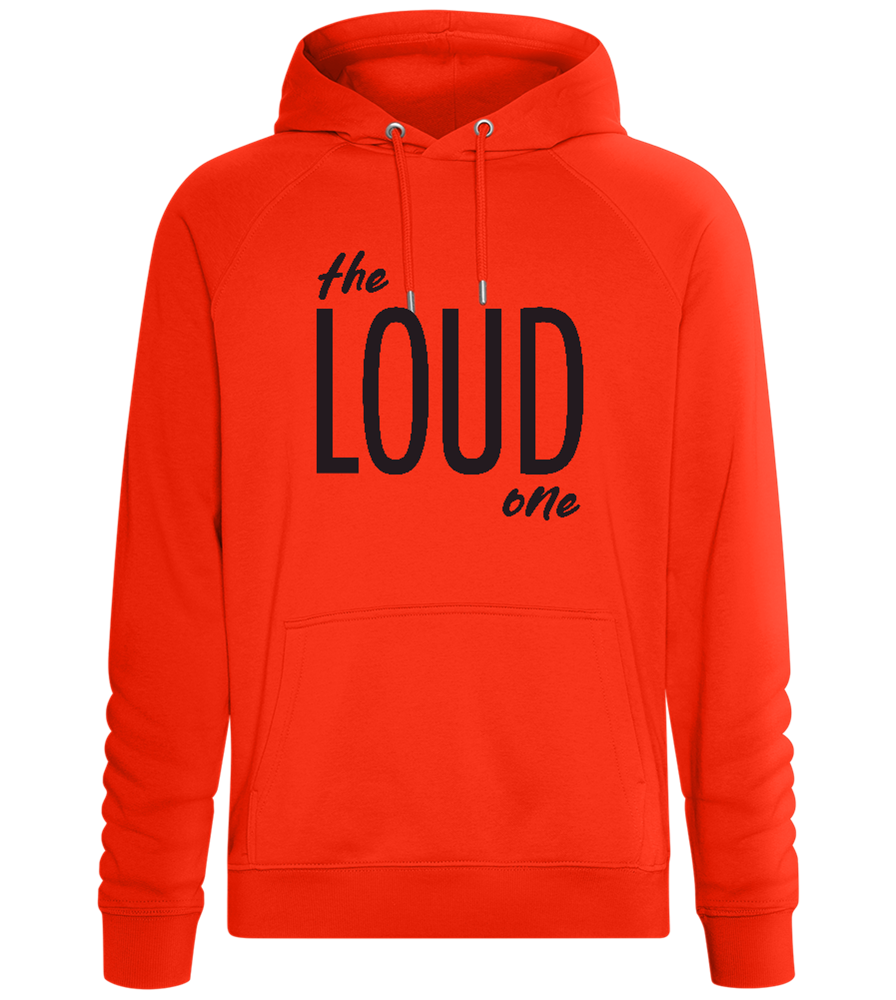 Loud One Design - Comfort unisex hoodie_BURNT ORANGE_front