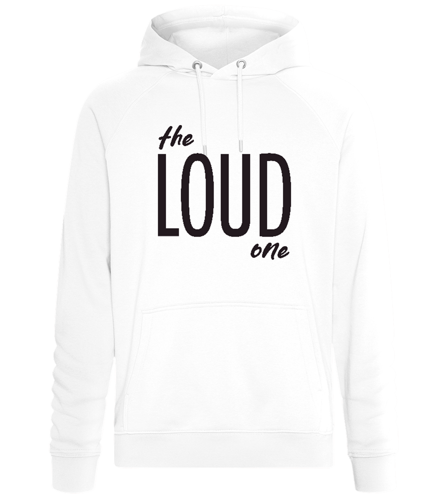 Loud One Design - Comfort unisex hoodie_WHITE_front