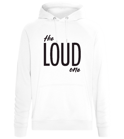 Loud One Design - Comfort unisex hoodie_WHITE_front