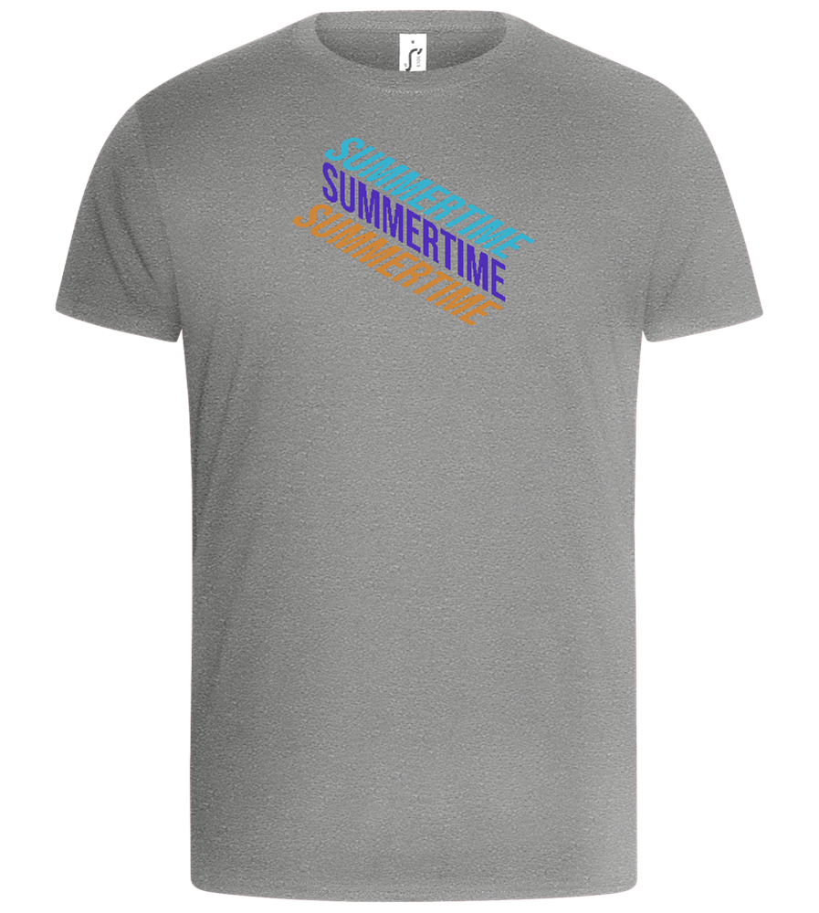 Summertime Design - Basic Unisex T-Shirt_ORION GREY_front