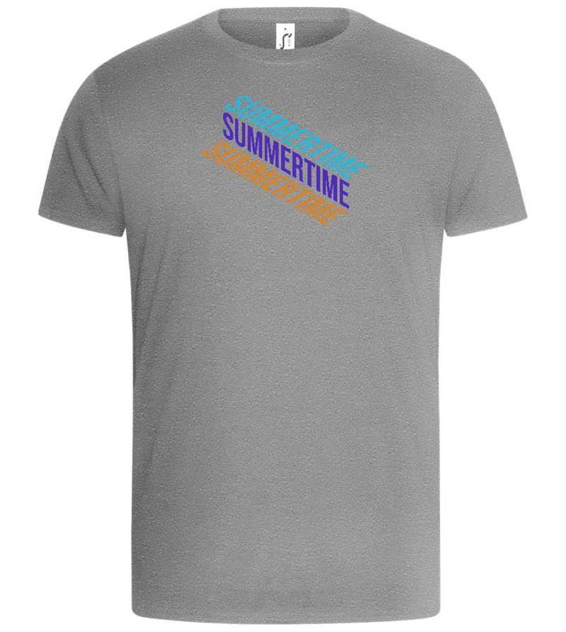 Summertime Design - Basic Unisex T-Shirt_ORION GREY_front