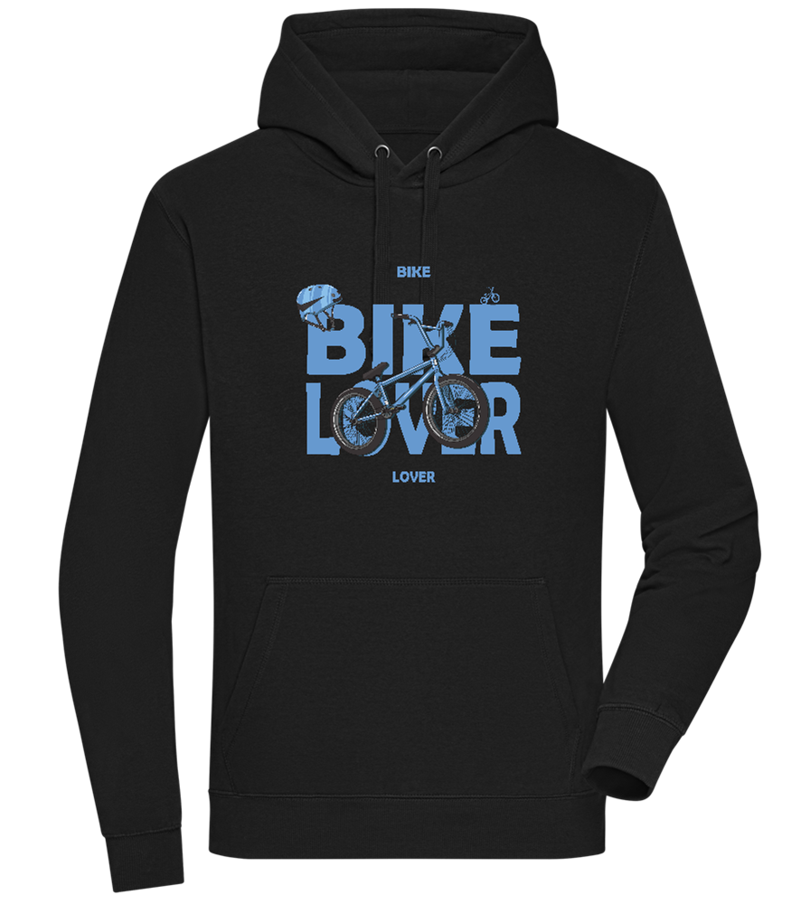 Bike Lover BMX Design - Premium unisex hoodie_BLACK_front