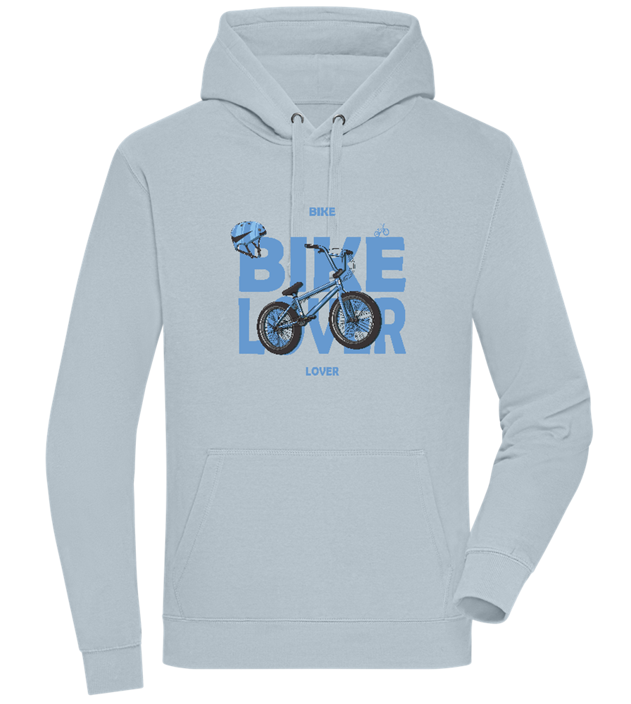 Bike Lover BMX Design - Premium unisex hoodie_CREAMY BLUE_front