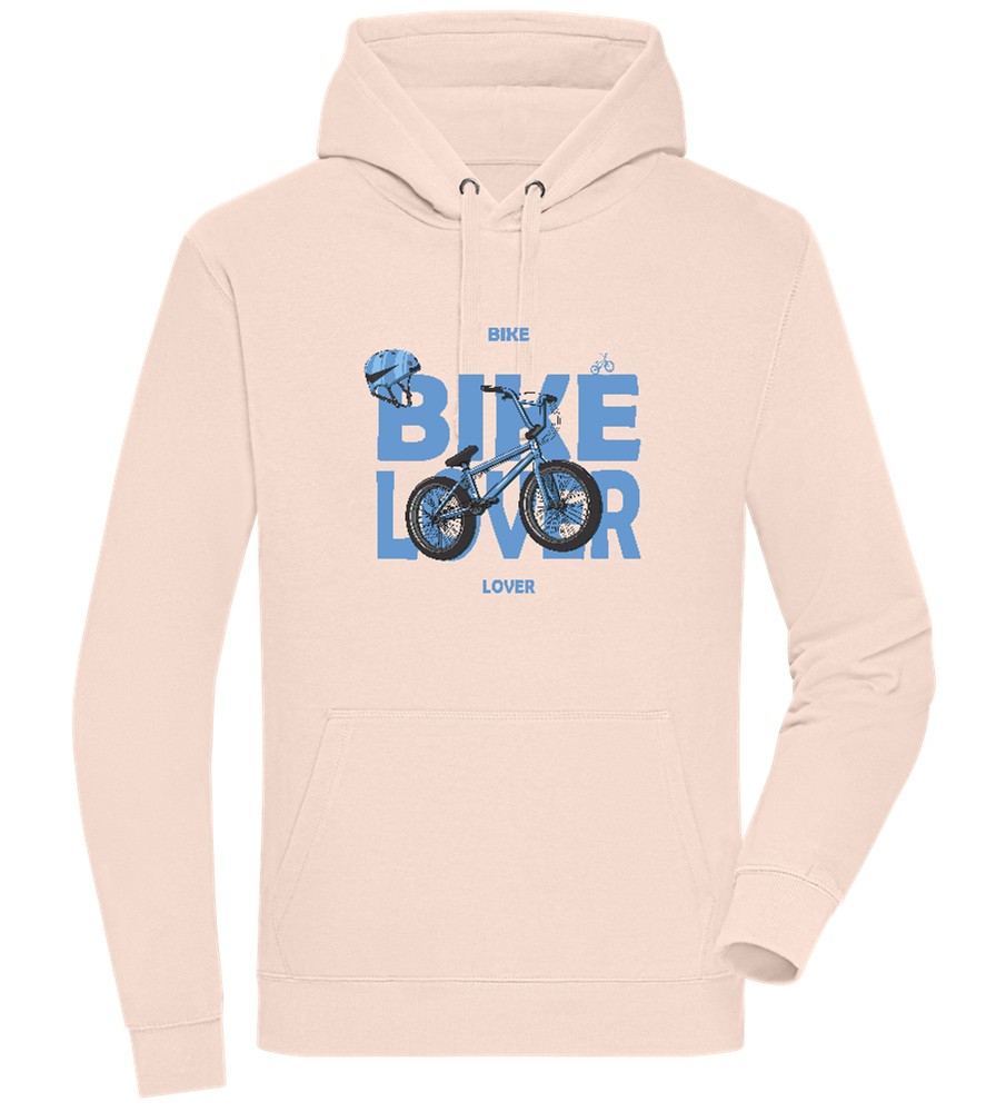 Bike Lover BMX Design - Premium unisex hoodie_LIGHT PEACH ROSE_front