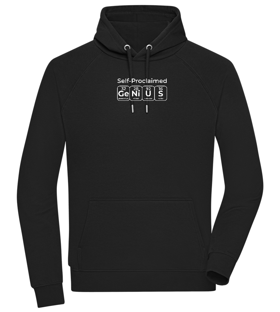 Genius Periodic Table Design - Comfort unisex hoodie_BLACK_front