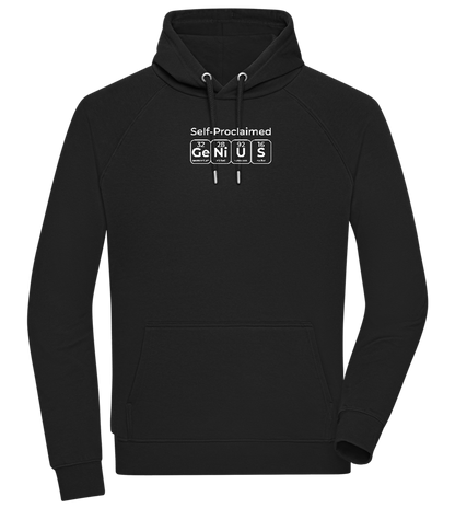 Genius Periodic Table Design - Comfort unisex hoodie_BLACK_front