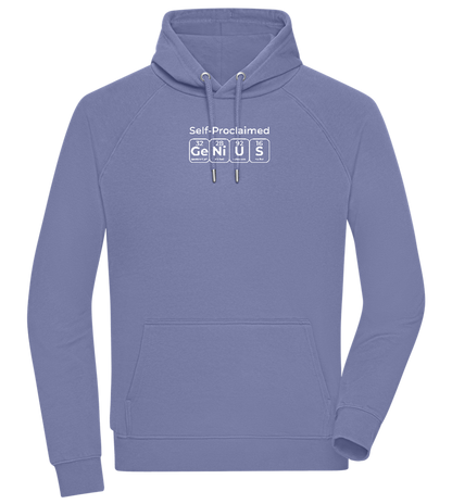 Genius Periodic Table Design - Comfort unisex hoodie_BLUE_front