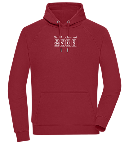 Genius Periodic Table Design - Comfort unisex hoodie_BORDEAUX_front