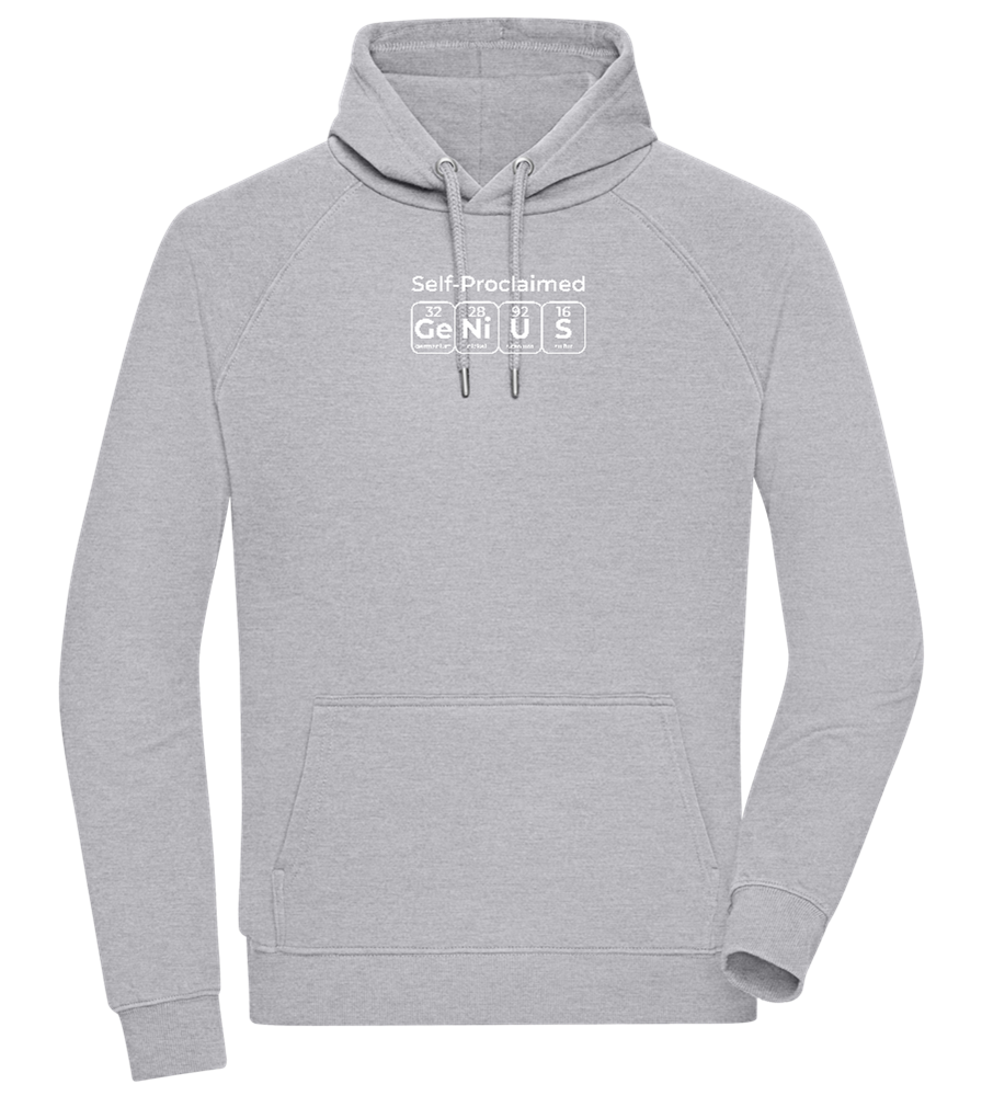 Genius Periodic Table Design - Comfort unisex hoodie_ORION GREY II_front