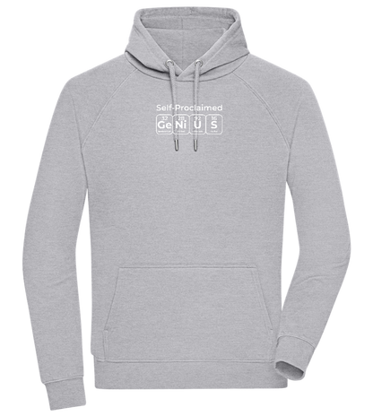 Genius Periodic Table Design - Comfort unisex hoodie_ORION GREY II_front