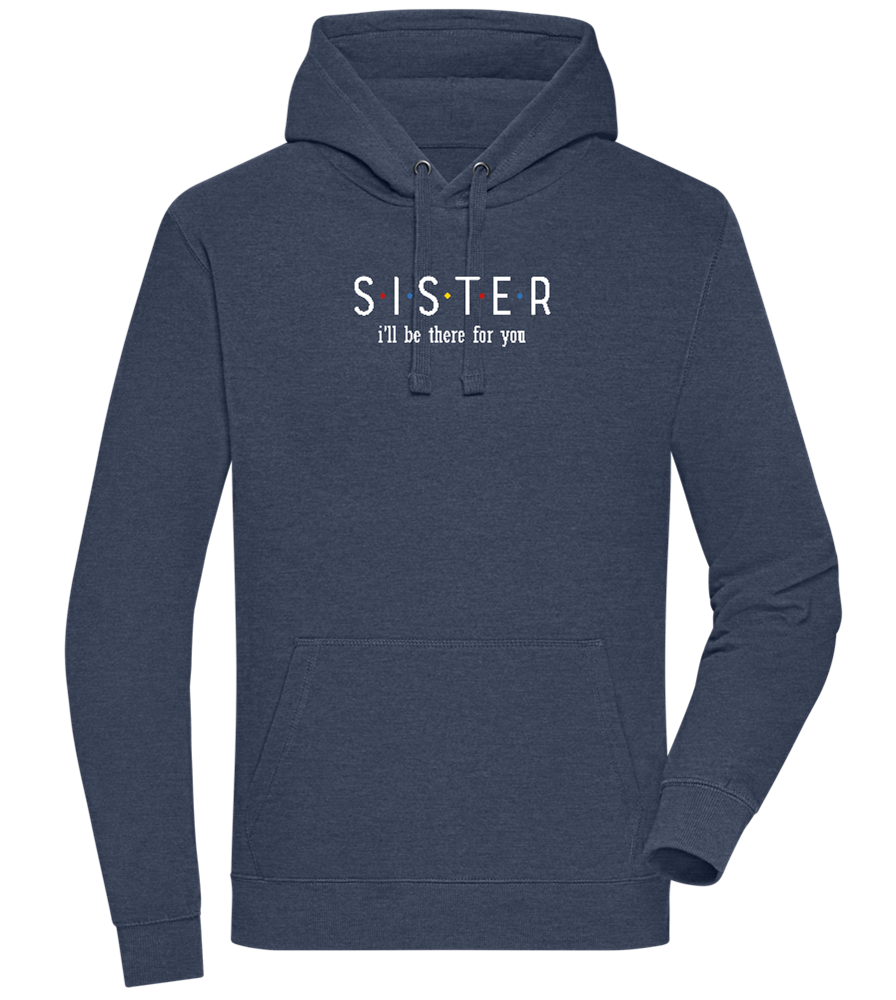 Sister Design - Premium unisex hoodie_DENIM CHINA_front