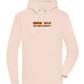 Kein Plan Aber Abi Design - Premium unisex hoodie_LIGHT PEACH ROSE_front