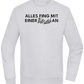 Alles Fing Mit Einer Tüte An Design - Comfort Essential Unisex Sweater_ORION GREY II_front