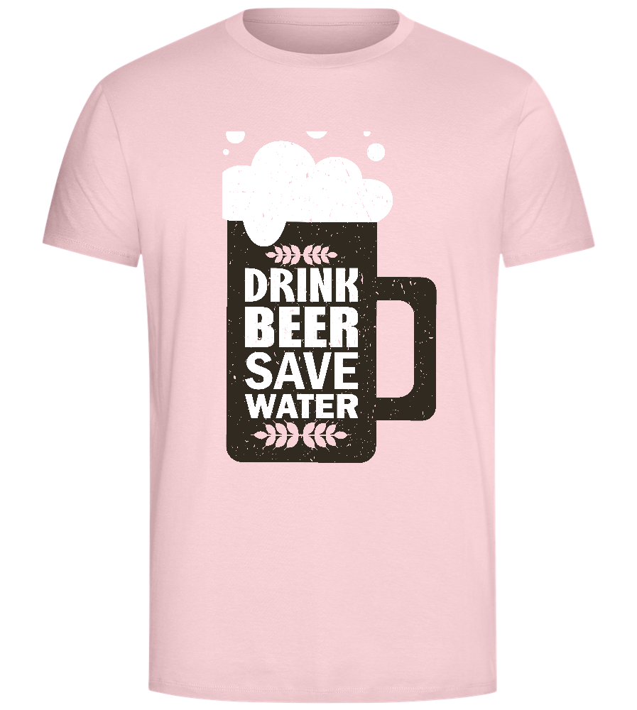 Drink Beer Save Water Beer Mug Design - Comfort Unisex T-Shirt_CANDY PINK_front