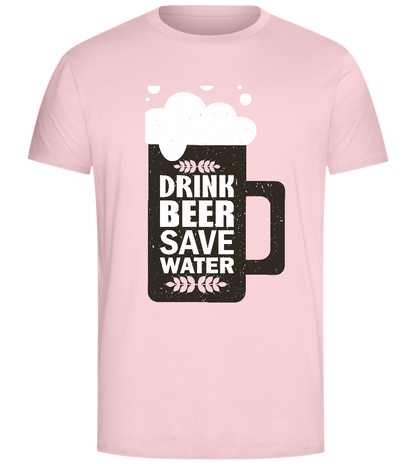 Drink Beer Save Water Beer Mug Design - Comfort Unisex T-Shirt_CANDY PINK_front