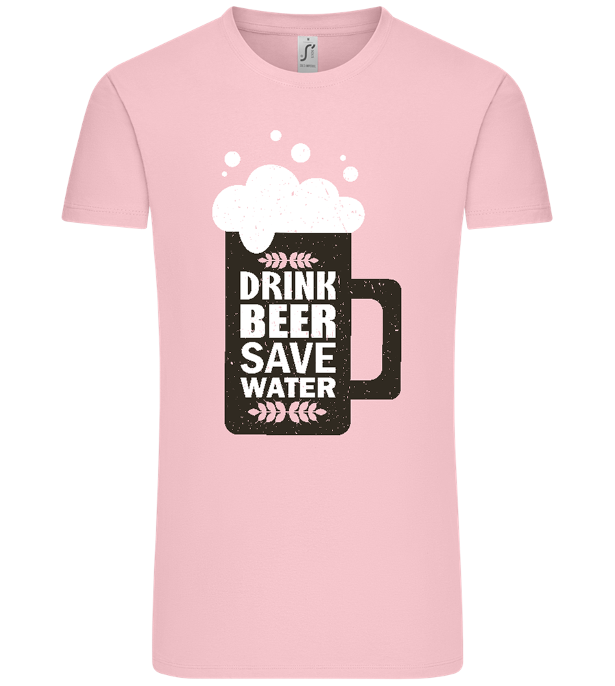 Drink Beer Save Water Beer Mug Design - Comfort Unisex T-Shirt_CANDY PINK_front