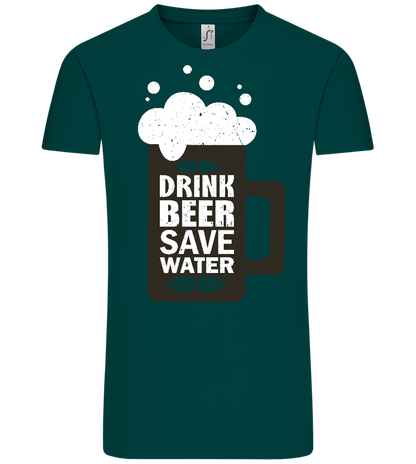 Drink Beer Save Water Beer Mug Design - Comfort Unisex T-Shirt_GREEN EMPIRE_front