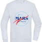 Mars First Frontier Design - Comfort Essential Unisex Sweater_CREAMY BLUE_front