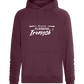 Fluently Ironic Design - Comfort unisex hoodie_BORDEAUX_front