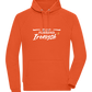 Fluently Ironic Design - Comfort unisex hoodie_BURNT ORANGE_front