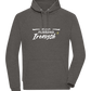 Fluently Ironic Design - Comfort unisex hoodie_CHARCOAL CHIN_front