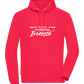 Fluently Ironic Design - Comfort unisex hoodie_RED_front