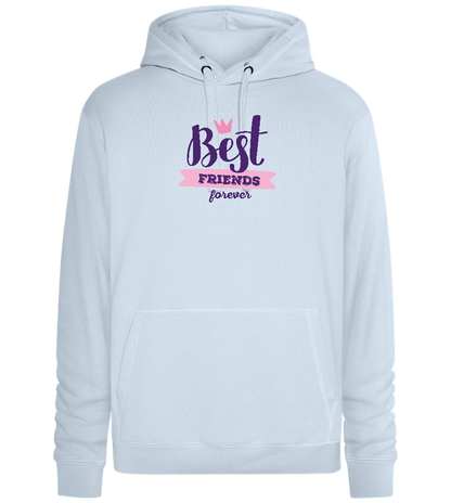 BFF Crown Design - Premium unisex hoodie_CREAMY BLUE_front