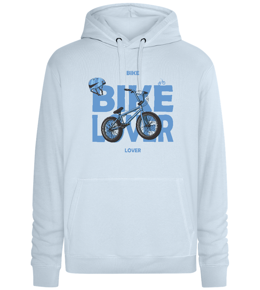 Bike Lover Design - Premium unisex hoodie_CREAMY BLUE_front