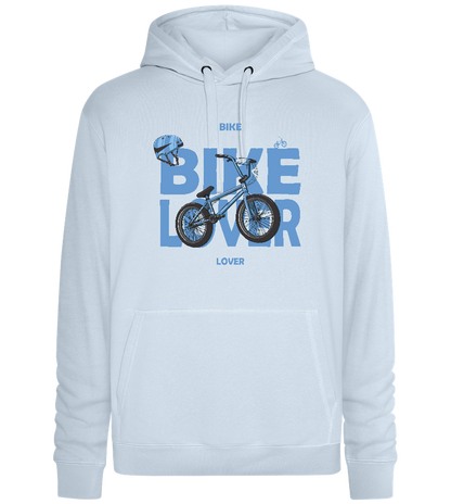 Bike Lover Design - Premium unisex hoodie_CREAMY BLUE_front