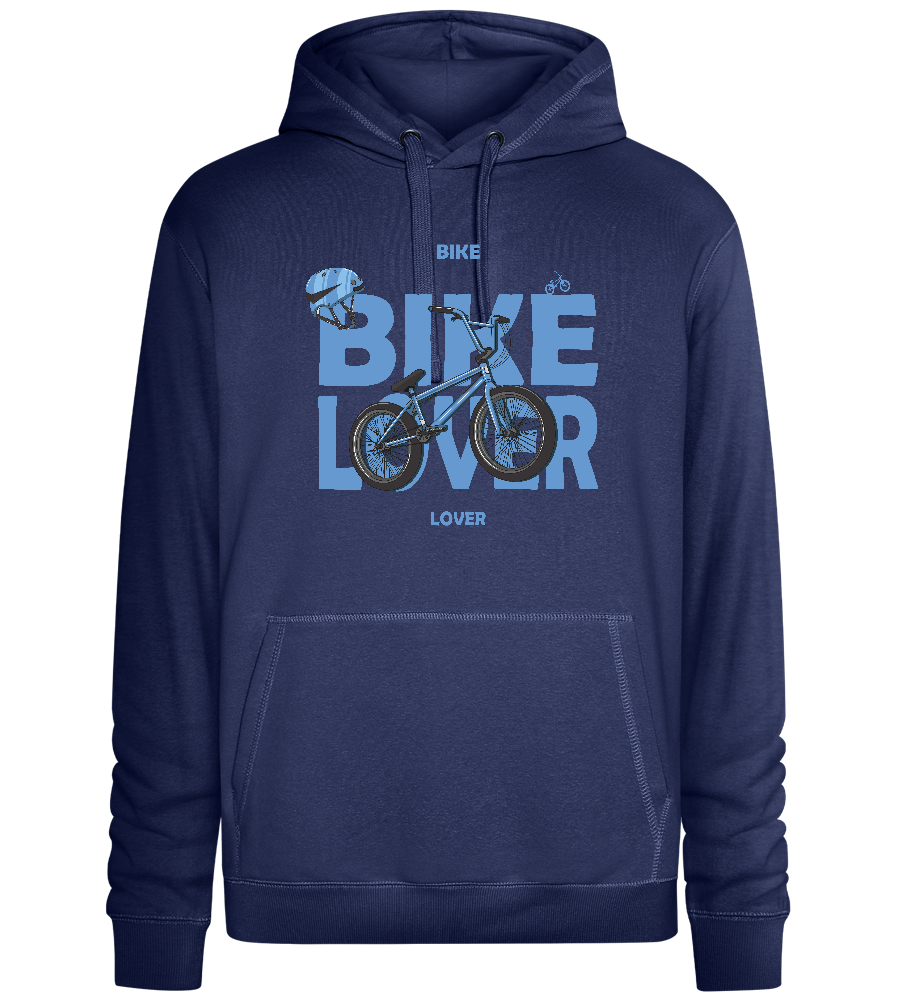 Bike Lover Design - Premium unisex hoodie_DENIM CHINA_front