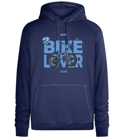 Bike Lover Design - Premium unisex hoodie_DENIM CHINA_front