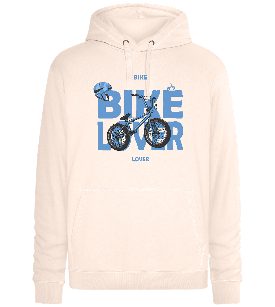 Bike Lover Design - Premium unisex hoodie_LIGHT PEACH ROSE_front