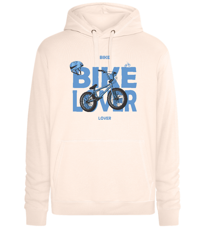 Bike Lover Design - Premium unisex hoodie_LIGHT PEACH ROSE_front