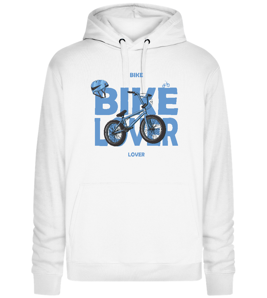 Bike Lover Design - Premium unisex hoodie_WHITE_front