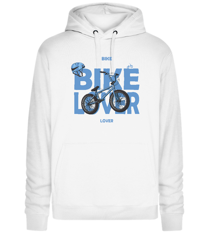 Bike Lover Design - Premium unisex hoodie_WHITE_front