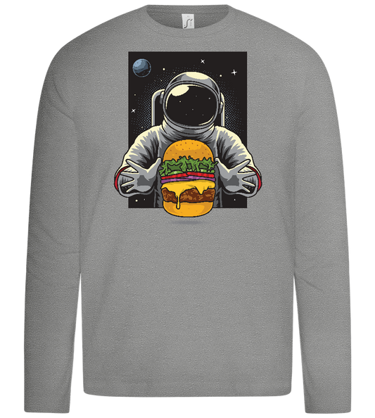 Astroburger Design - Premium kids long sleeve t-shirt_ORION GREY_front