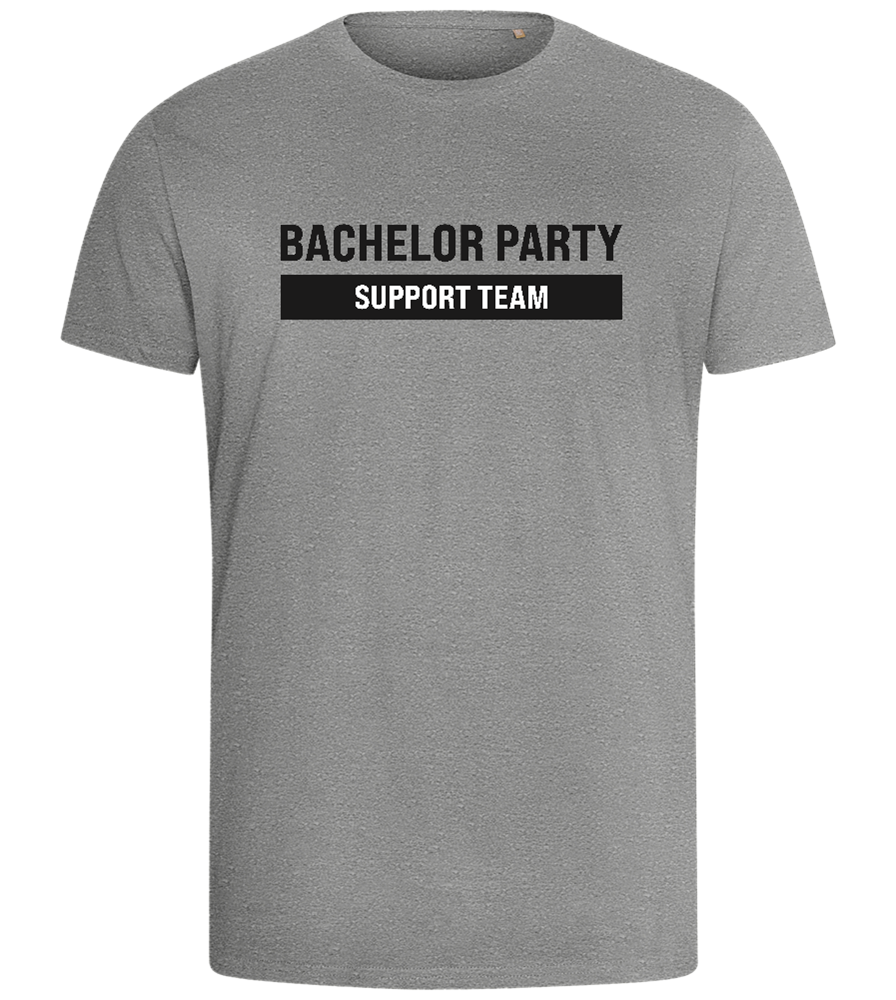 Bachelor Party Support Design - Comfort men's fitted t-shirt_ORION GREY_front