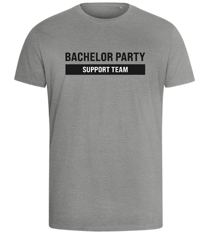 Bachelor Party Support Design - Comfort men's fitted t-shirt_ORION GREY_front