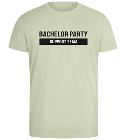 Bachelor Party Support Design - Comfort men's fitted t-shirt_SILESTONE_front