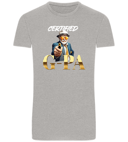 Certified G Pa Design - Basic Unisex T-Shirt_ORION GREY_front