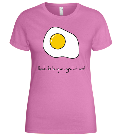 Eggcellent Design - Basic women's t-shirt_PINK ORCHID_front