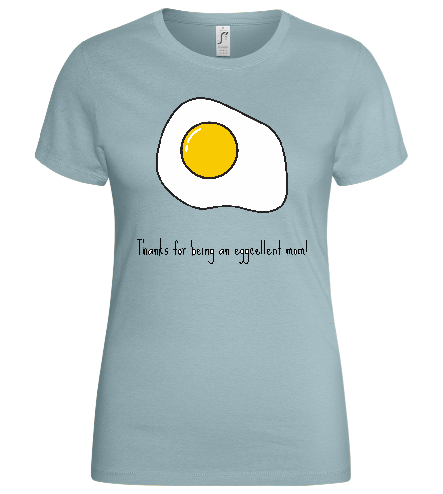 Eggcellent Design - Basic women's t-shirt_PURE GRAY_front