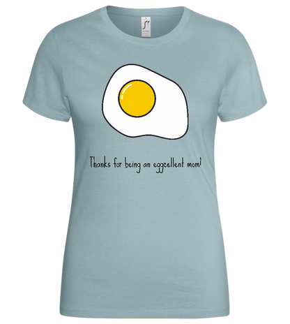 Eggcellent Design - Basic women's t-shirt_PURE GRAY_front