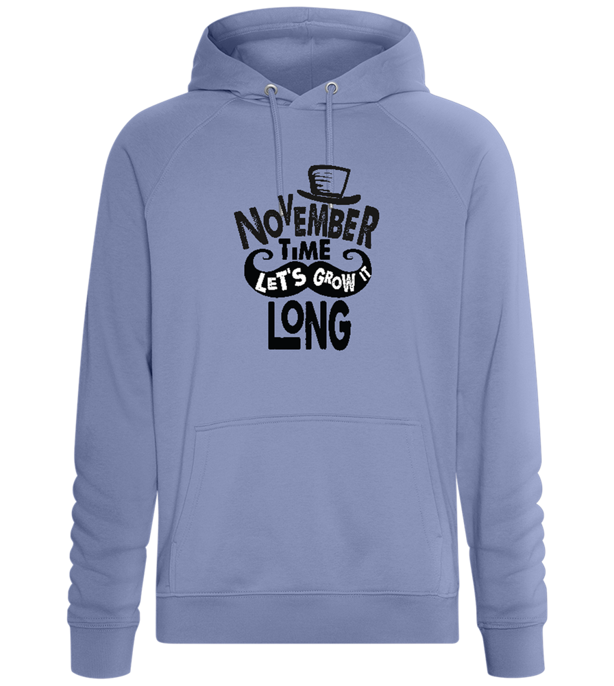 November Growth Design - Comfort unisex hoodie_BLUE_front