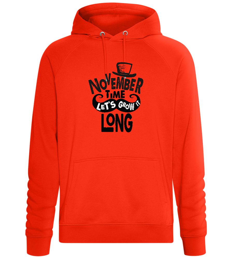 November Growth Design - Comfort unisex hoodie_BURNT ORANGE_front