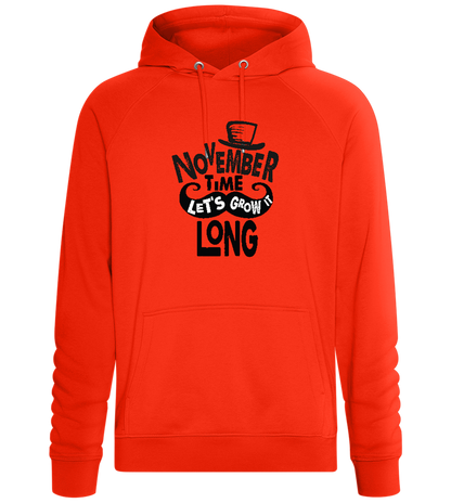 November Growth Design - Comfort unisex hoodie_BURNT ORANGE_front