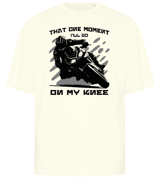 On My Knee Design - Premium men's oversized t-shirt_OFF-WHITE_front